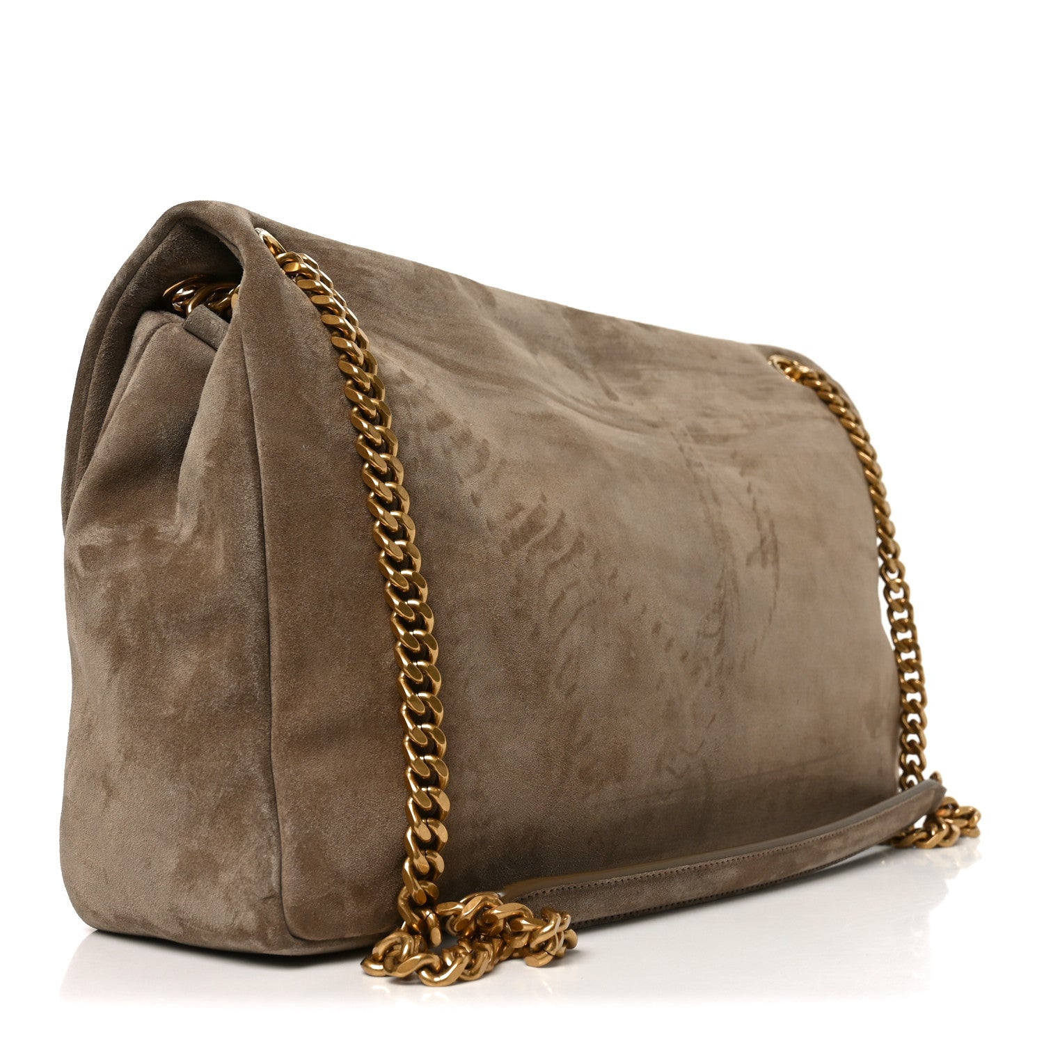 Saint Laurent Suede Large Calypso Dry Grain 3 of 10