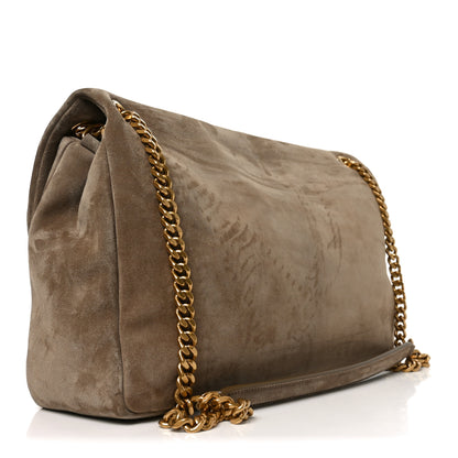 Saint Laurent Suede Large Calypso Dry Grain 3 of 10
