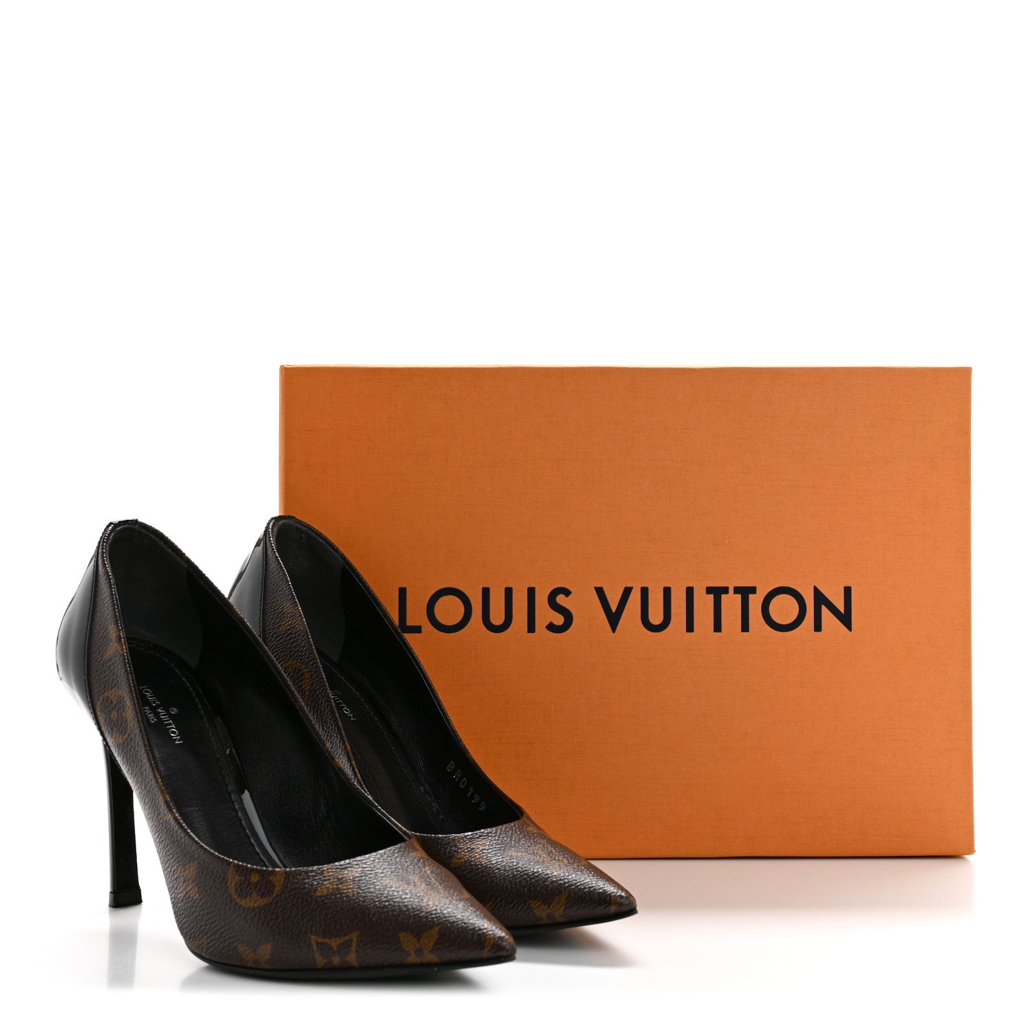 Louis Vuitton Monogram Cherie Pumps 36 Black 10 of 10