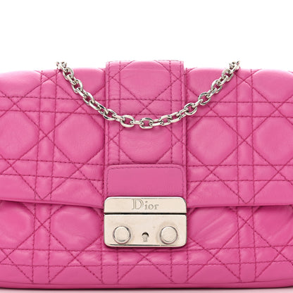 Christian Dior Lambskin Cannage Miss Dior Promenade Pouch Fuchsia 5 of 11