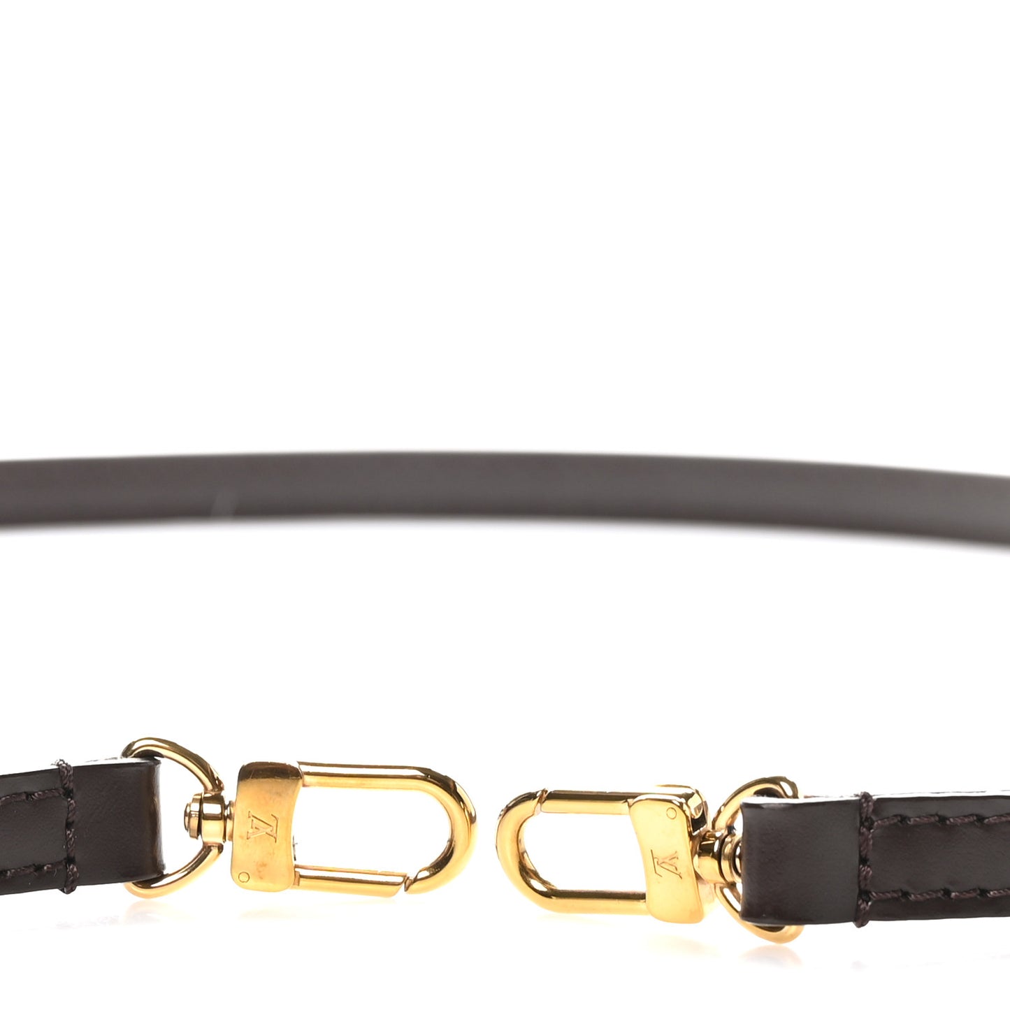 Calfskin Shoulder Strap Brown