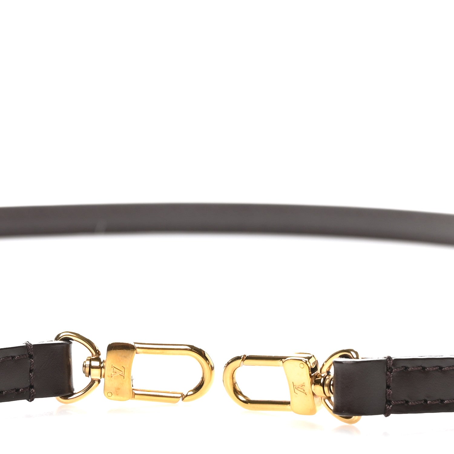 Louis Vuitton Calfskin Shoulder Strap Brown 3 of 4