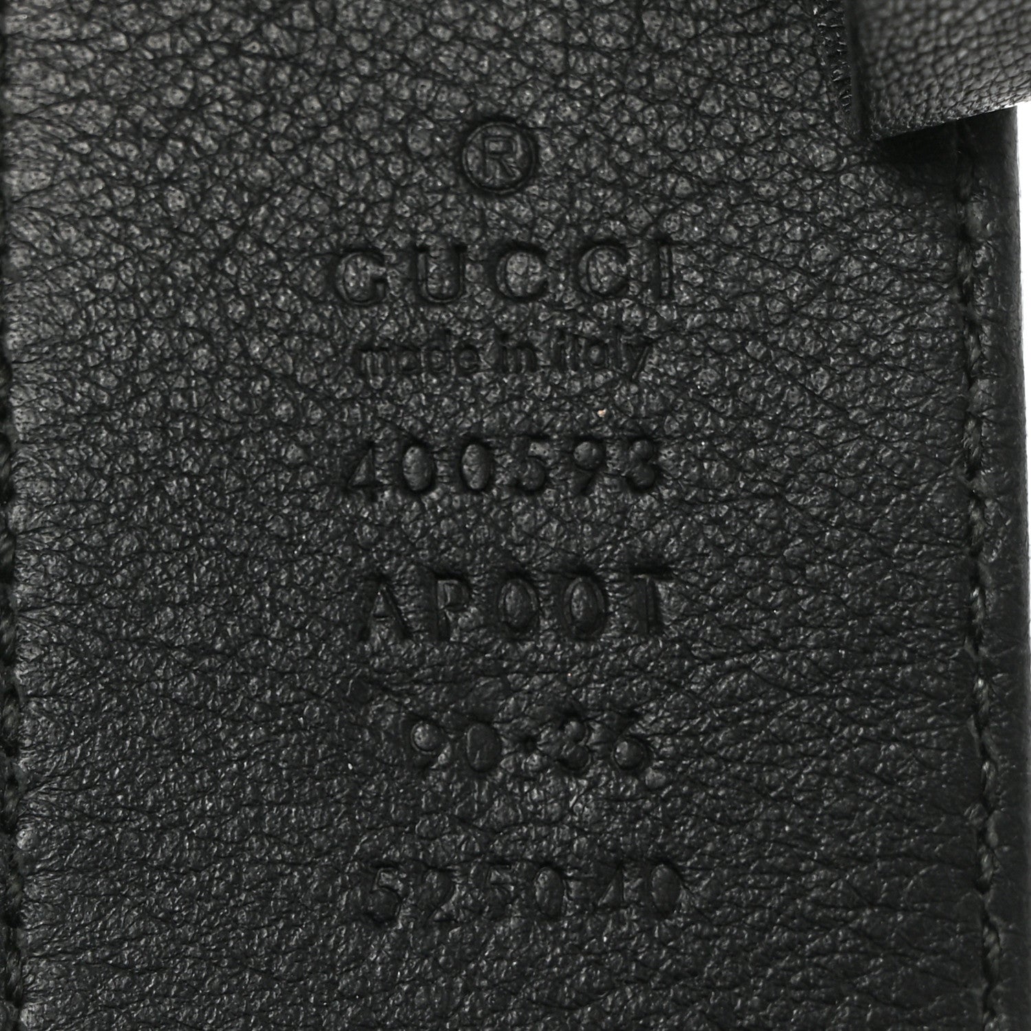 Gucci Plutone Calfskin Double G 40mm Belt 90 36 Black 4 of 6