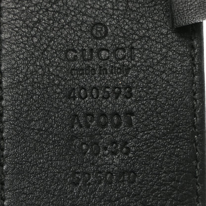 Gucci Plutone Calfskin Double G 40mm Belt 90 36 Black 4 of 6