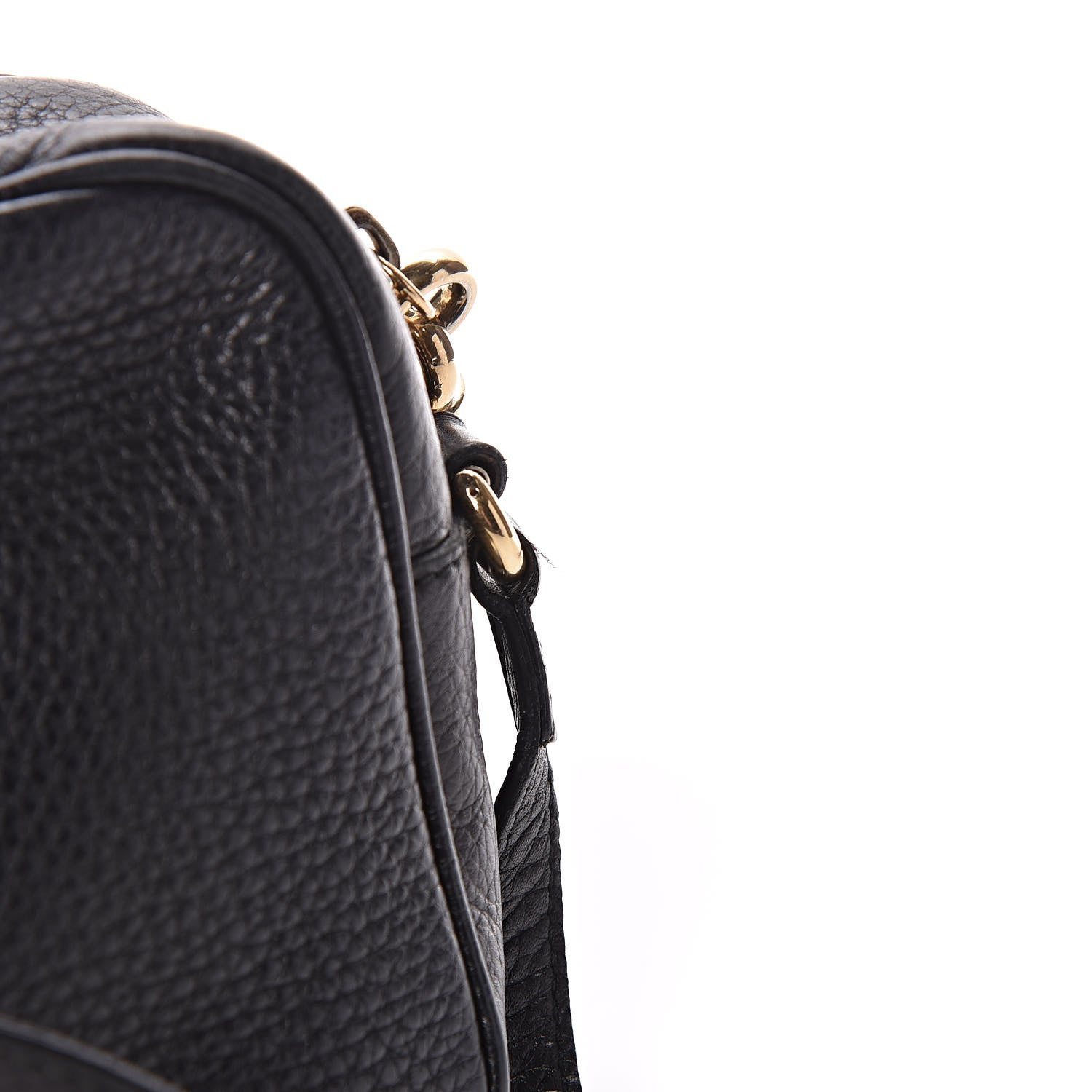 Gucci Pebbled Calfskin Small Soho Disco Bag Black 12 of 13