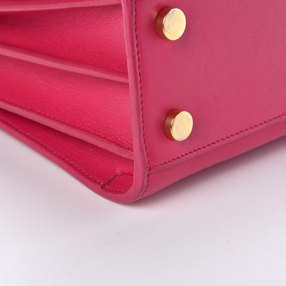 Saint Laurent Calfskin Nano Sac De Jour Lipstick Fuchsia 16 of 18