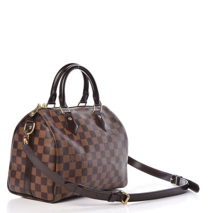 Louis Vuitton Damier Ebene Speedy Bandouliere 25 3 of 10