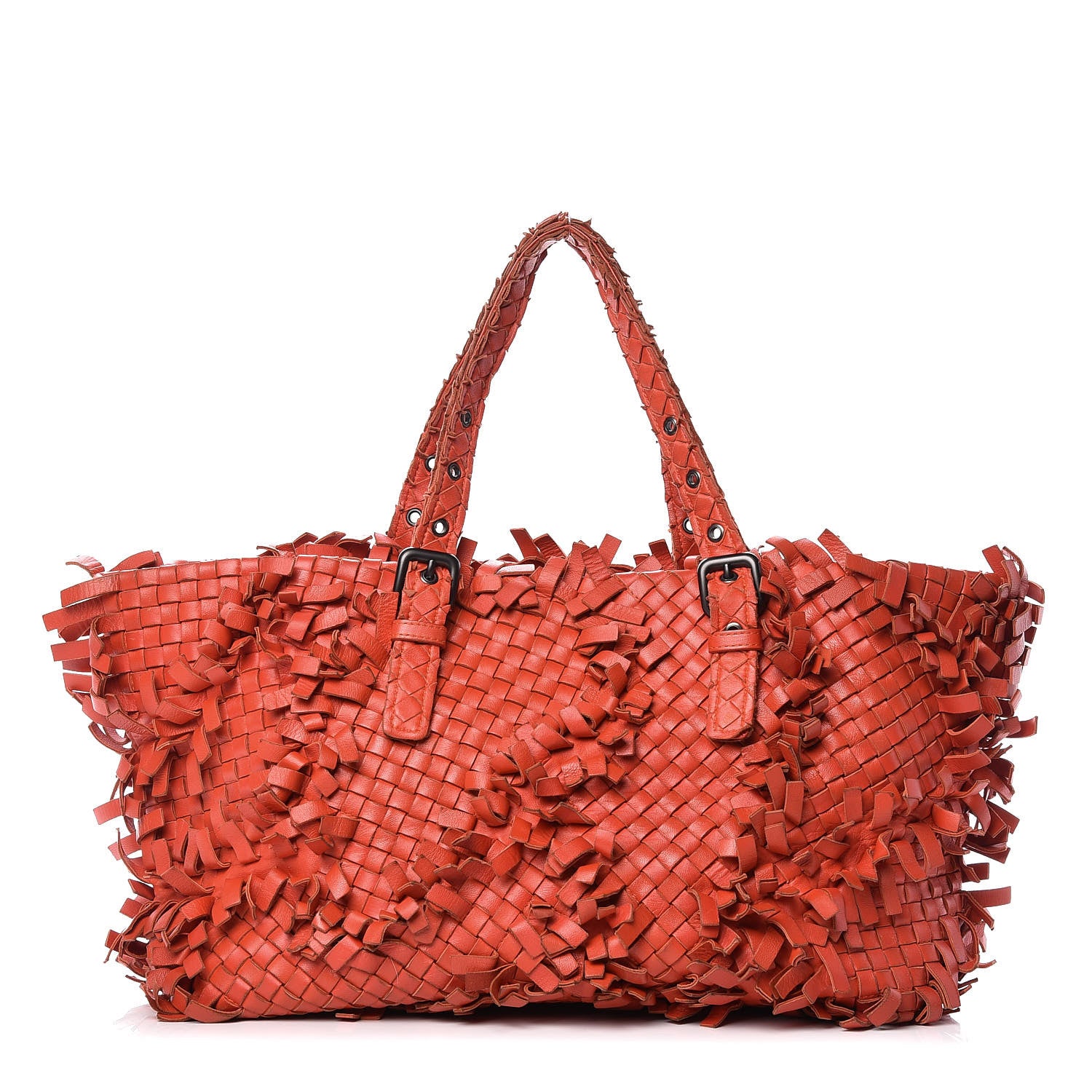 Bottega Veneta Nappa Intrecciato Patchwork Frayed Tote 1 of 11