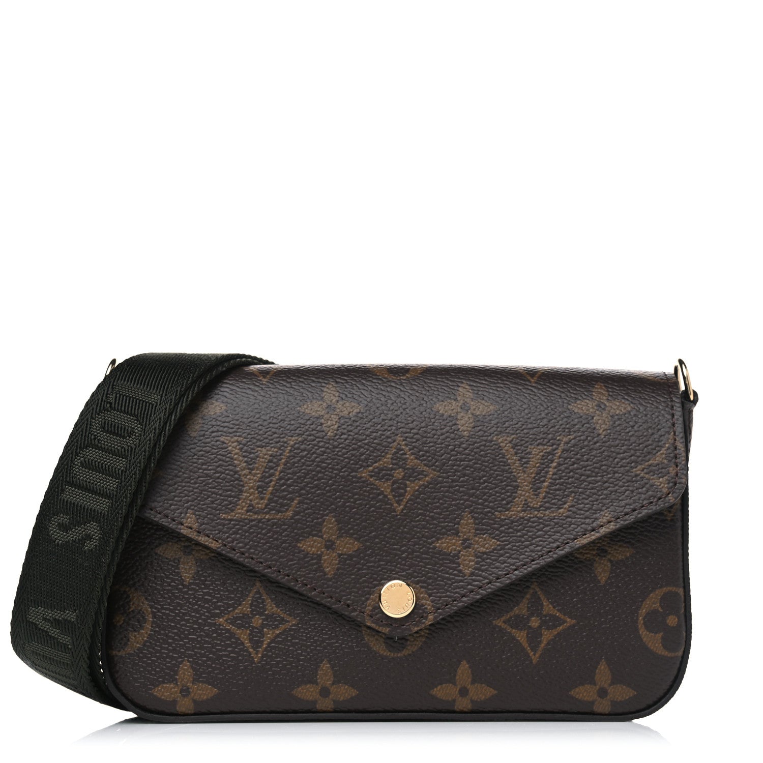 Louis Vuitton Monogram Felicie Strap & Go Kaki 2 of 5