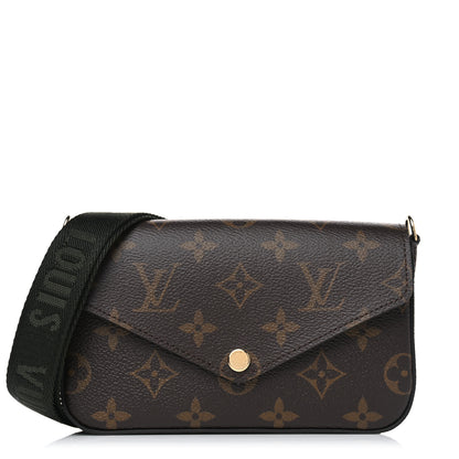 Louis Vuitton Monogram Felicie Strap & Go Kaki 2 of 5