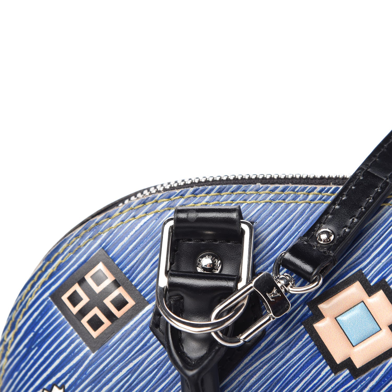 Louis Vuitton Epi Azteque Alma BB Denim Light 9 of 9