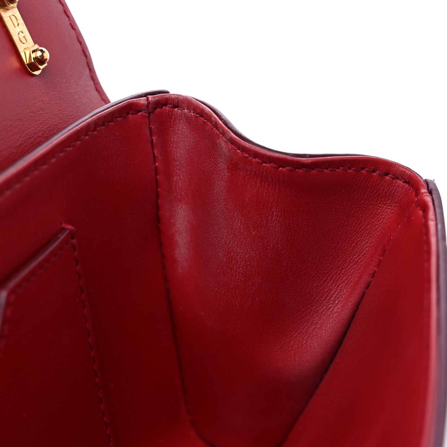Nappa DG Girls Shoulder Bag Red