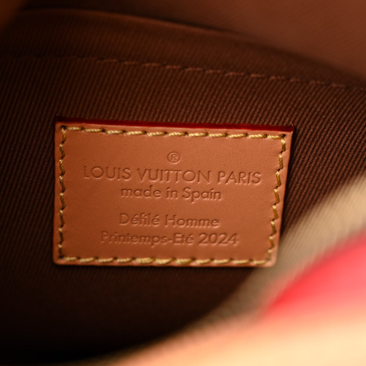 Damier Pop Chess Messenger Red