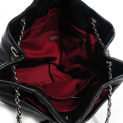Chanel Caviar Large CC Timeless Soft Tote Black 5 of 8