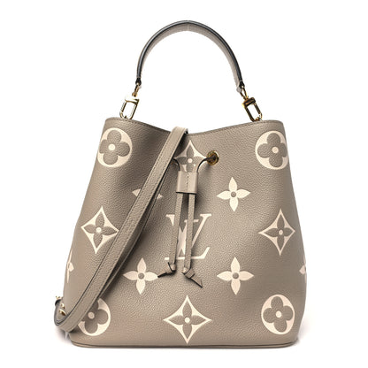 Louis Vuitton Empreinte Monogram Giant Neonoe MM Tourterelle Creme 1 of 10
