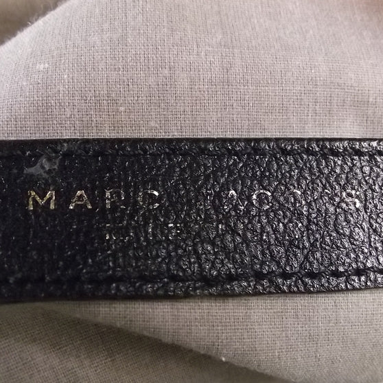 Leather Pleated Little Gordon Shoulder Bag Black