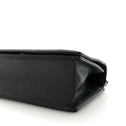 Christian Dior Grained Calfskin Medium Diorama Flap Bag Black 9 of 9
