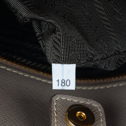 Prada Saffiano Lux Open Promenade Tote Argilla 8 of 8