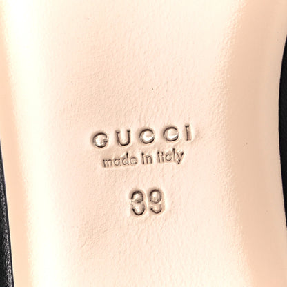 Gucci Calfskin Web Ballerina Flat 39 Black 6 of 9
