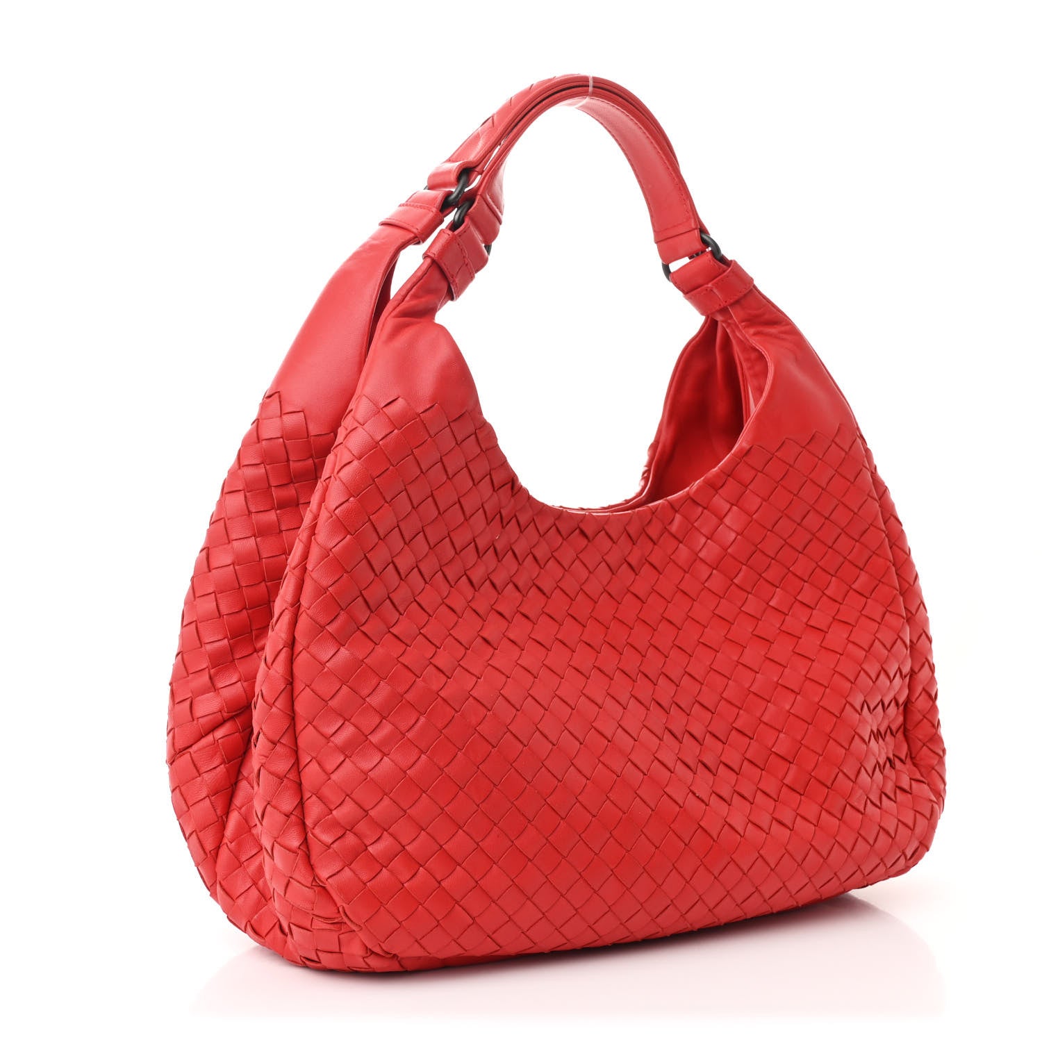 Bottega Veneta Nappa Intrecciato Medium Campana Hobo Red 3 of 10