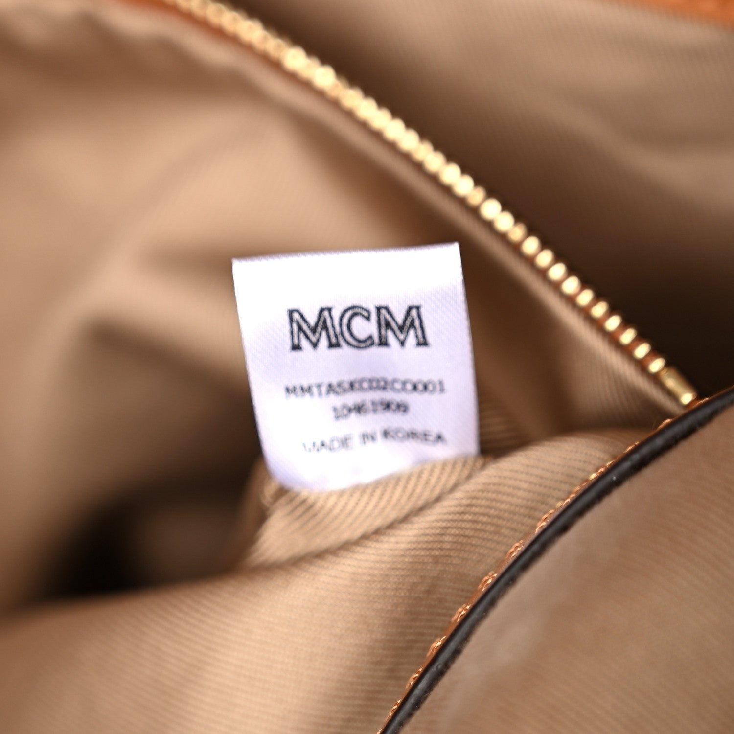 MCM Visetos Klassik Tote Cognac 7 of 10