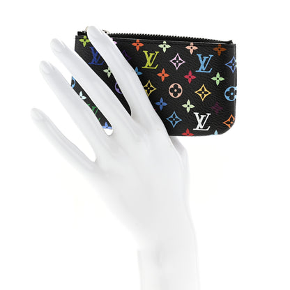 Louis Vuitton LV X TM Monogram Multicolor Key Pouch Black 2 of 9