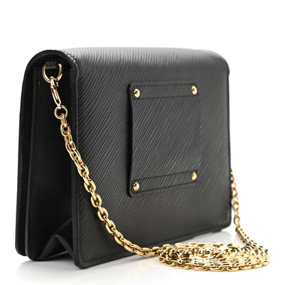 Louis Vuitton Epi Twist Belt Chain Wallet Black 3 of 10
