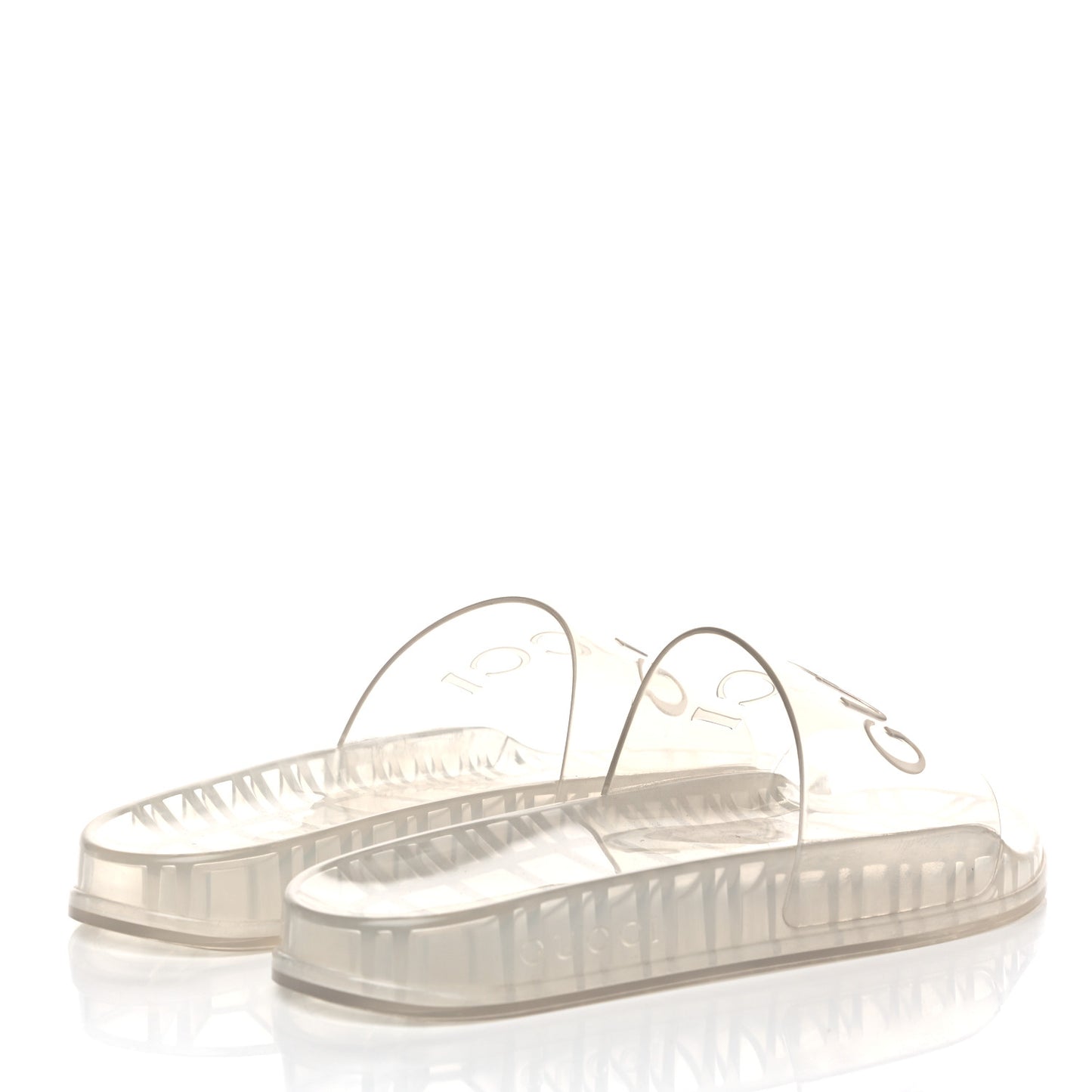Rubber Mens Pursuit Slide Sandals 8 Transparent