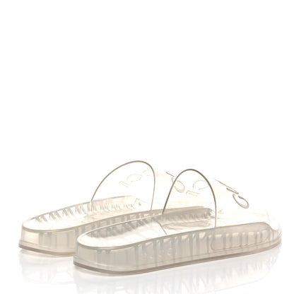 Gucci Rubber Mens Pursuit Slide Sandals 8 Transparent 4 of 7