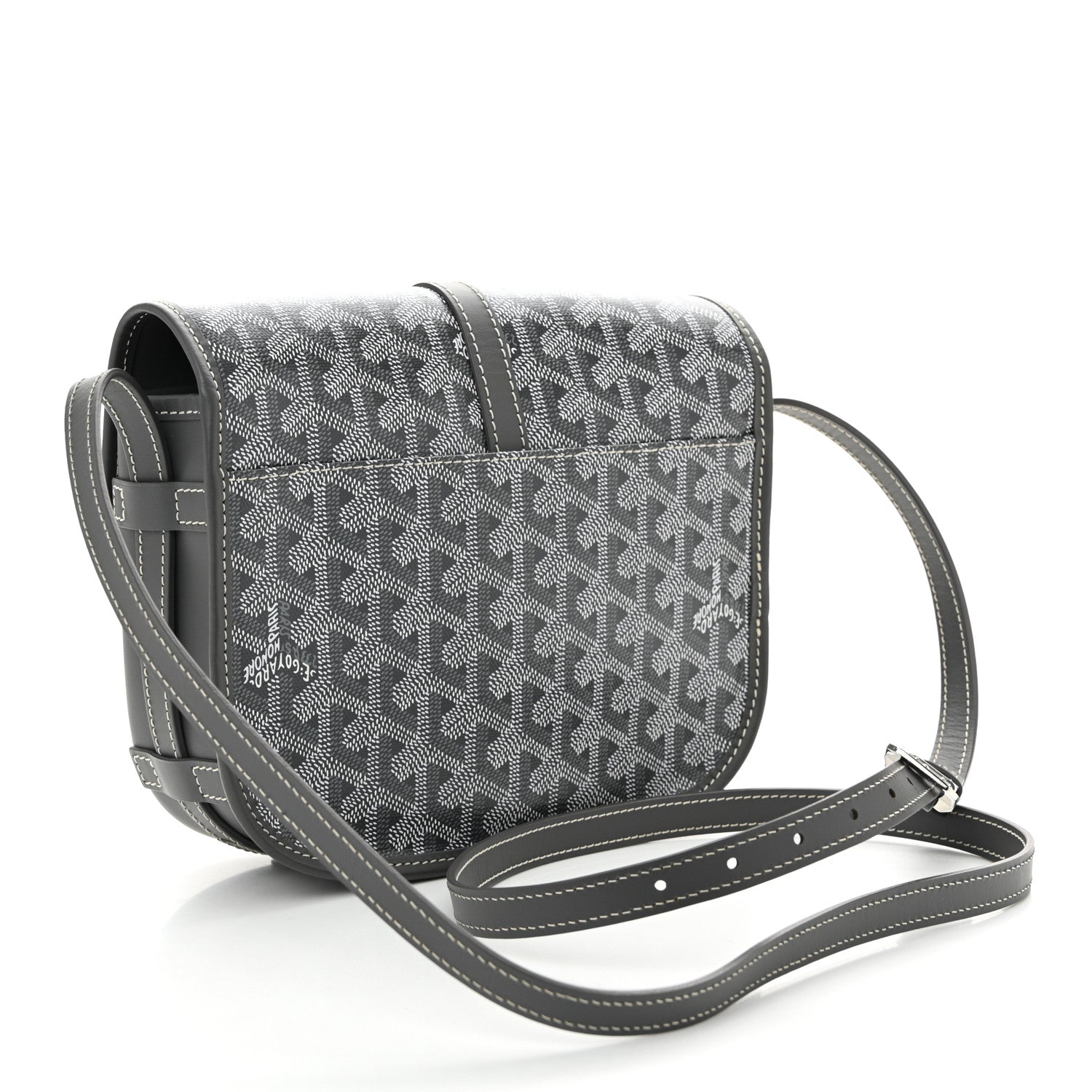 Goyard Goyardine Belvedere II PM Messenger Bag Grey 3 of 10