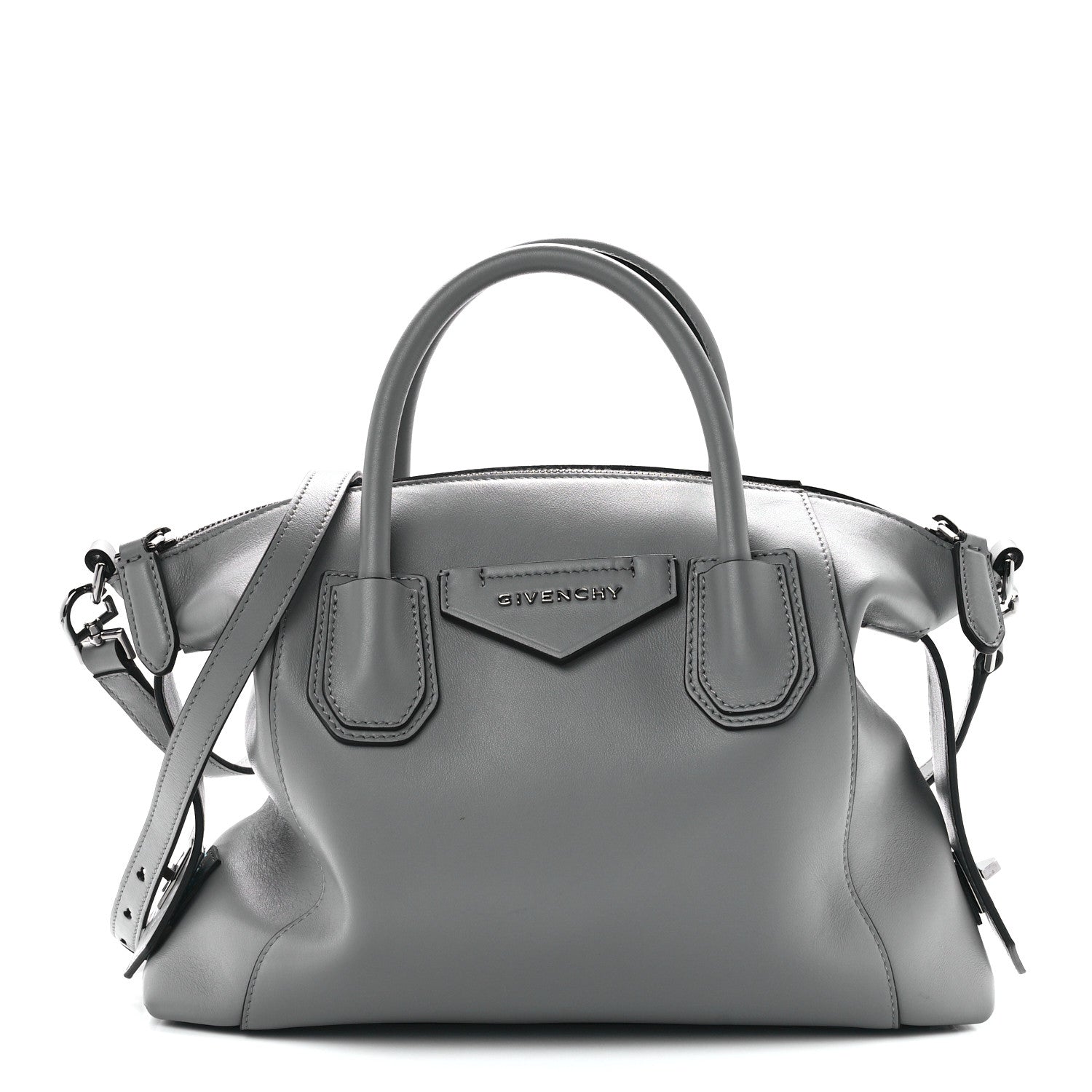 Givenchy Calfskin Small Soft Antigona Pearl Grey 1 of 9