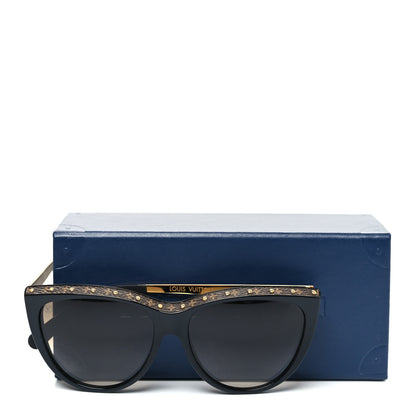 Louis Vuitton Acetate Monogram La Boum Sunglasses Z1147E Black 7 of 7
