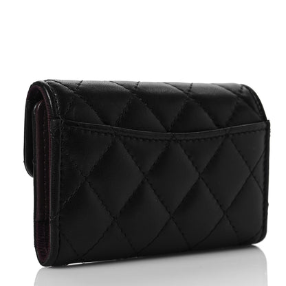 Chanel Lambskin Quilted 4 Key Holder Black 3 of 9