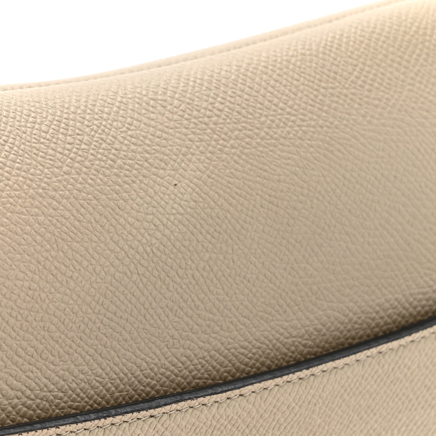 Christian Dior Grained Calfskin Saddle Bag With Strap Sable 13 of 14
