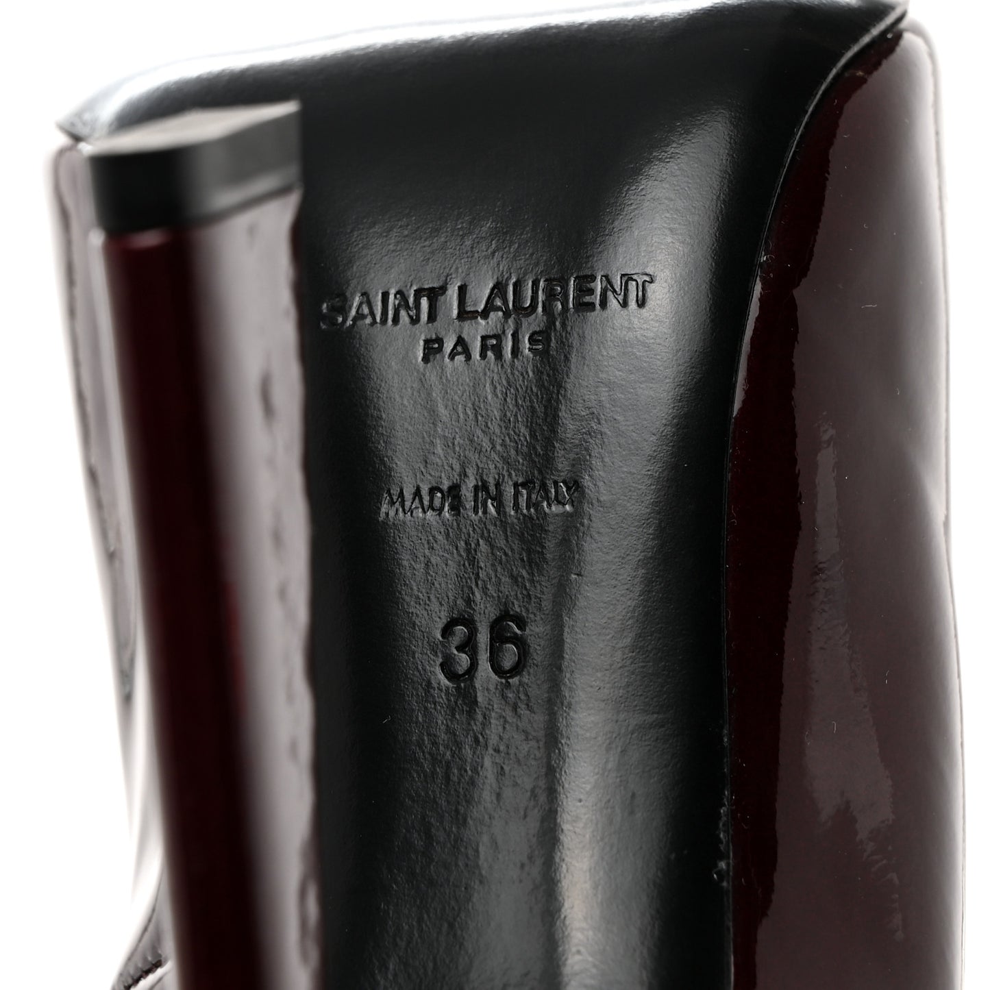 Patent Severine Pumps 36 Deep 36 Bordeaux