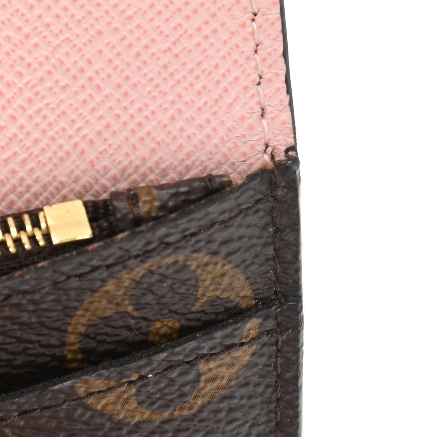 Monogram Josephine Wallet Rose Ballerine