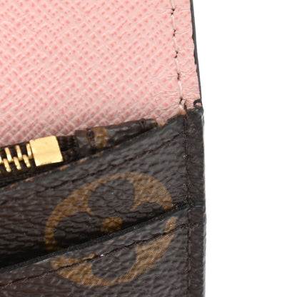 Louis Vuitton Monogram Josephine Wallet Rose Ballerine 8 of 12