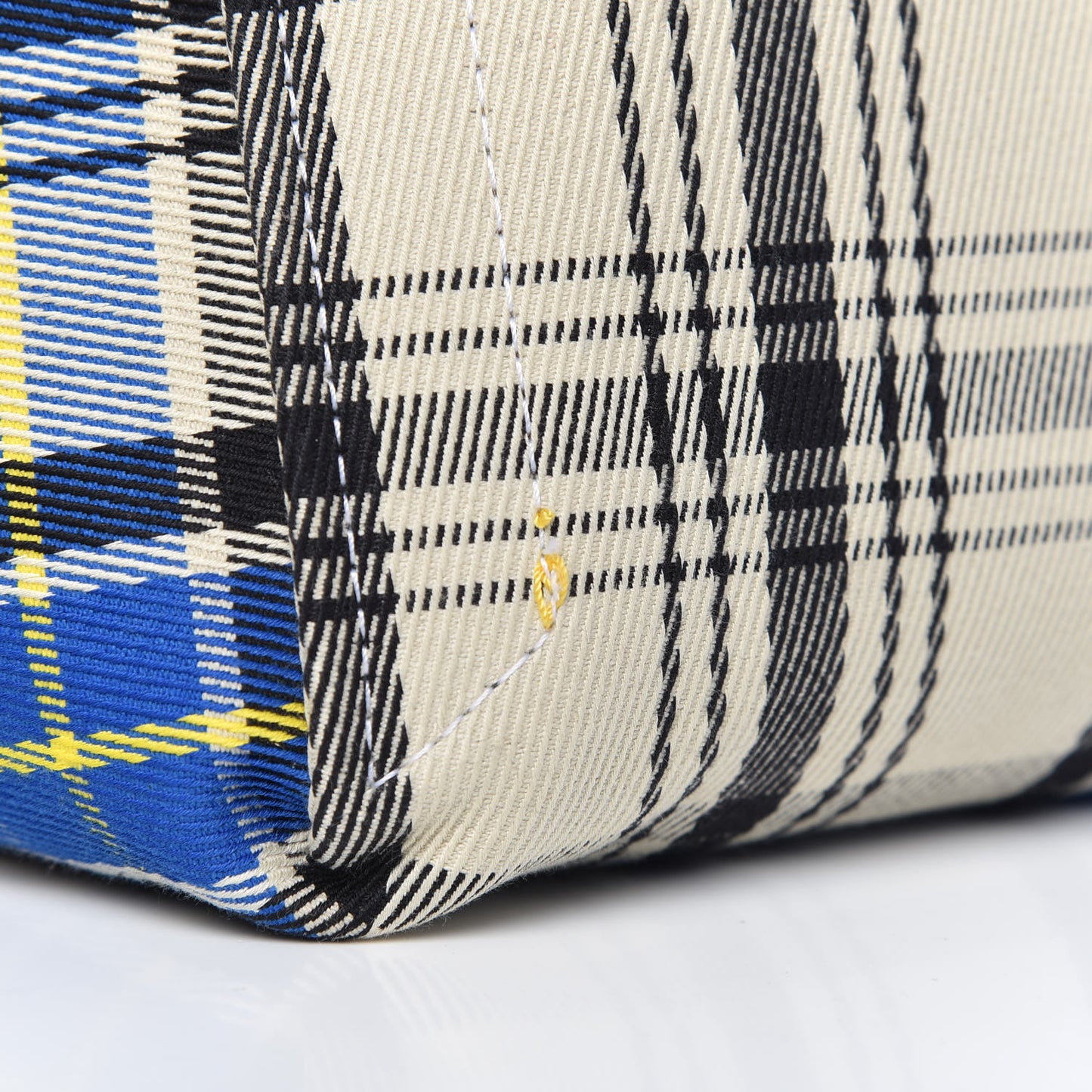 Vintage Check Large The Giant Reversible Tote Yellow