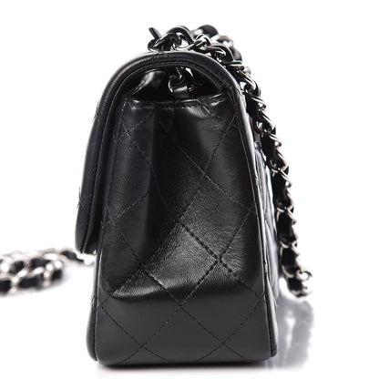 Chanel Lambskin Quilted Mini Square Flap Black 12 of 15