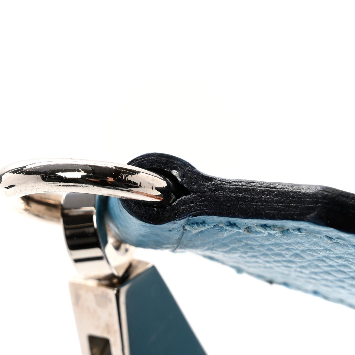 Epsom 25mm Hexagone Tressage Shoulder Strap Bleu De Nord Rouge De Coeur Gold