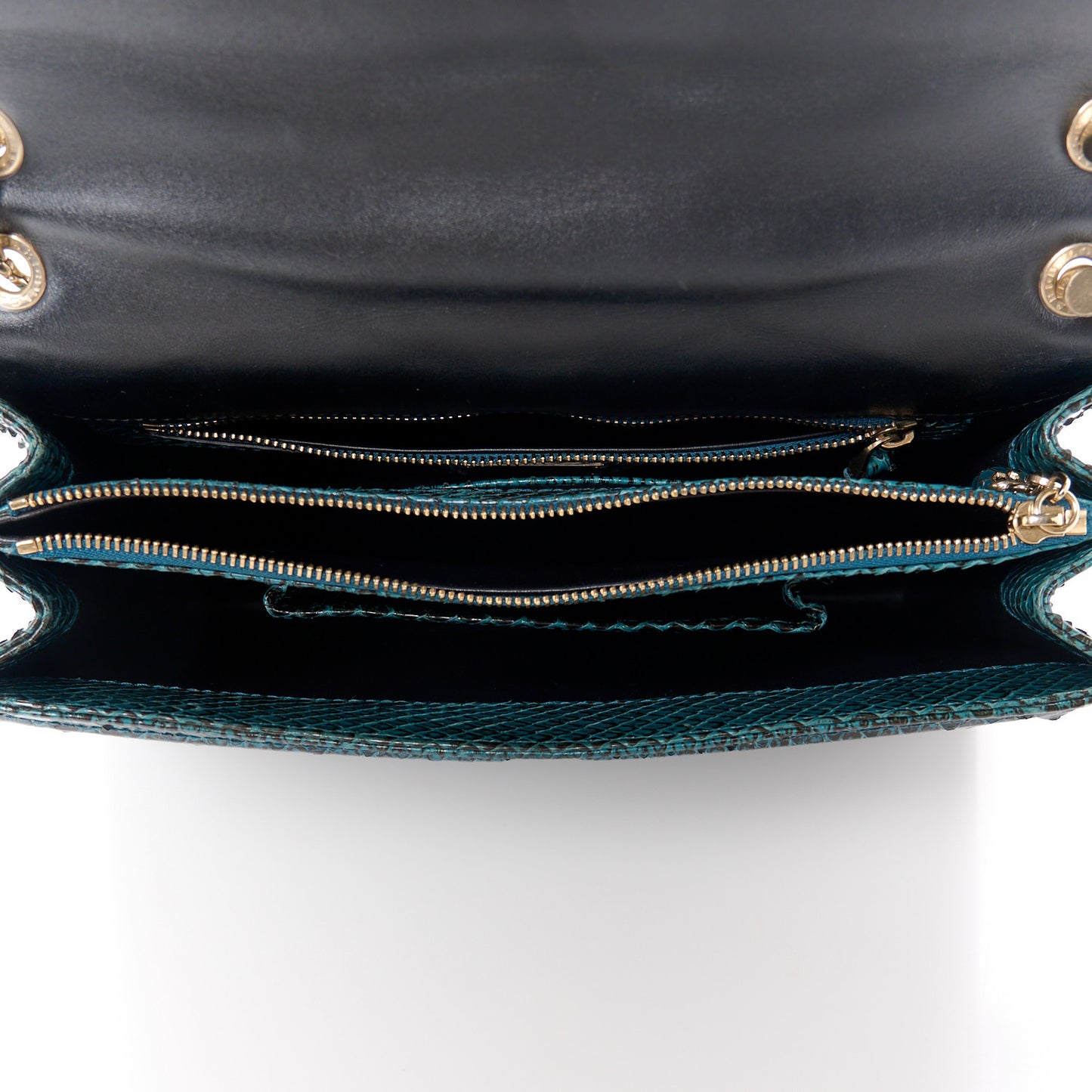 Snakeskin Serpenti Forever Shoulder Bag Green