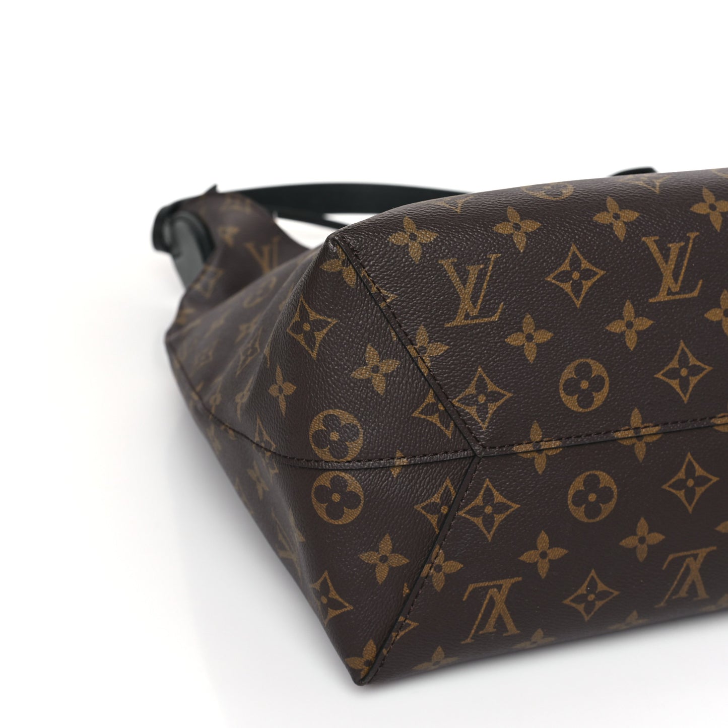 Monogram Flower Hobo Black