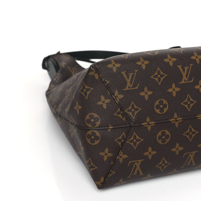Louis Vuitton Monogram Flower Hobo Black 7 of 9
