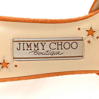 Jimmy Choo Suede Pointy Toe Romy 60 Pumps 36 Orange 7 of 8