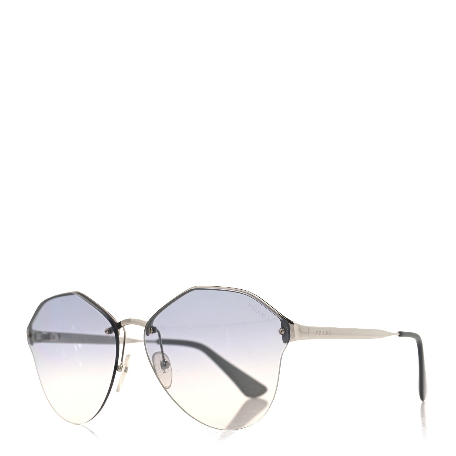 Prada Sunglasses SPR 64T Silver 1 of 8