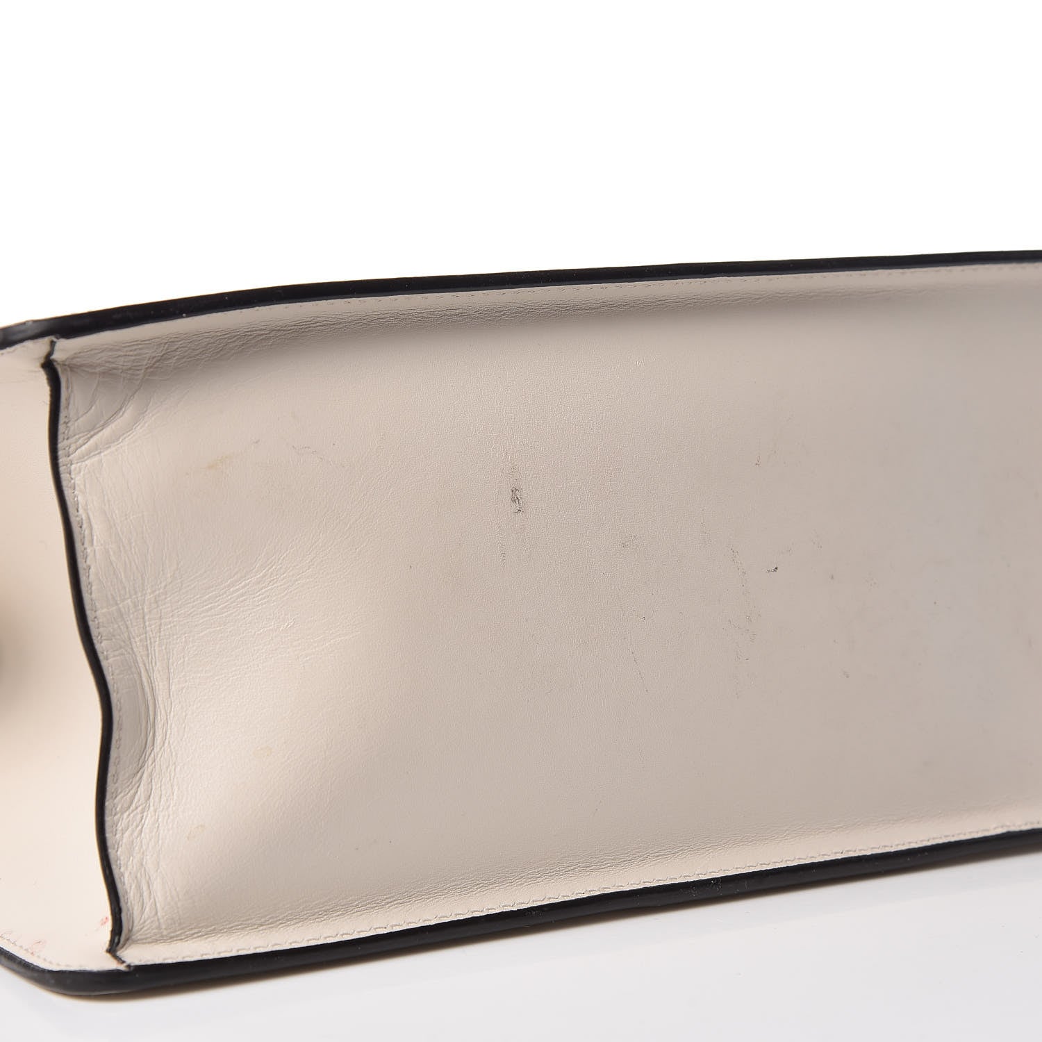 Gucci Calfskin Web Medium Sylvie Top Handle Bag White 15 of 20