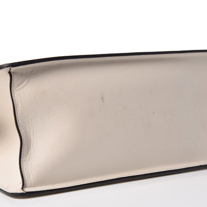 Gucci Calfskin Web Medium Sylvie Top Handle Bag White 15 of 20