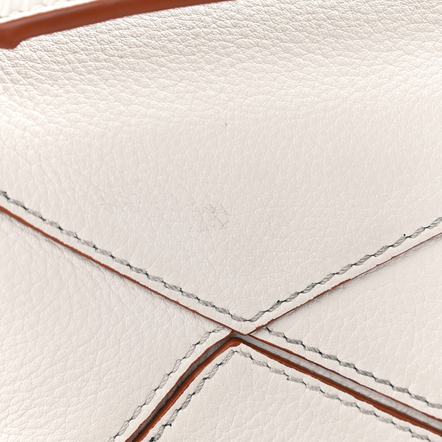 Calfskin Nano Puzzle Bag White