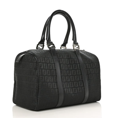 Fendi Zucchino Vitello Boston Black 2 of 6