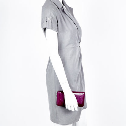 Christian Dior Patent Ultimate Voyageur Zip Around Wallet 3 of 9